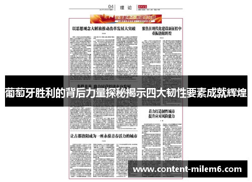 葡萄牙胜利的背后力量探秘揭示四大韧性要素成就辉煌